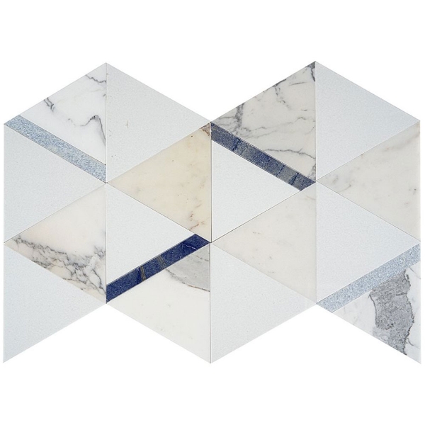 Picture of SOHO Studio Corp - Wunder Calacatta Azul Crystal Tech with Blue Lines