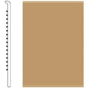 Picture of Roppe - 6 Inch 1/8 Vinyl No Toe Base Flax