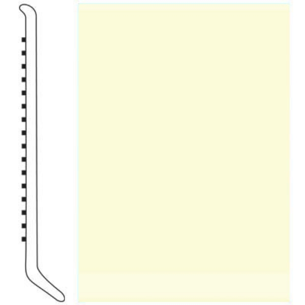 Picture of Roppe - Pinnacle Rubber Wall Base 3 1/2 (Cove Base) Cream