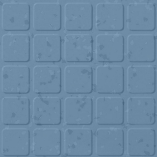 Picture of Roppe - Symmetry Raised Square Bluebell