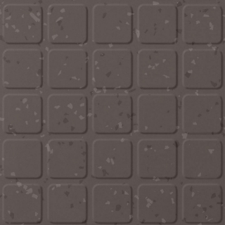 Picture of Roppe - Symmetry Raised Square Burnt-Umber