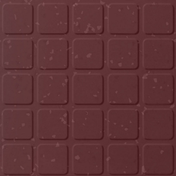 Picture of Roppe - Symmetry Raised Square Cinnabar