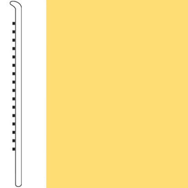 Picture of Roppe - 2.5 Inch 0.080 Vinyl No Toe Base Jonquil