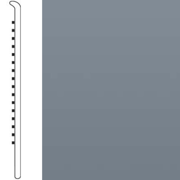 Picture of Roppe - Ready Base 4 inch 1/8 Toeless Steel Blue