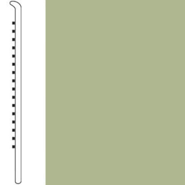 Picture of Roppe - 4 1/2 Inch 1/8 Vinyl No Toe Base Aged Fern