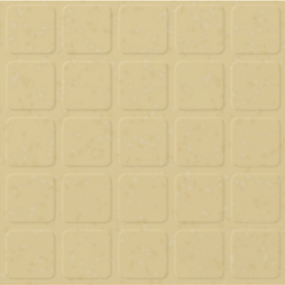 Picture of Roppe - Symmetry Raised Square Buttercup