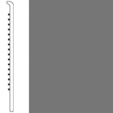 Picture of Roppe - 4 1/2 Inch 1/8 Vinyl No Toe Base Battleship