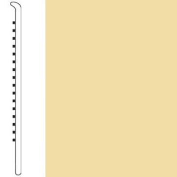 Picture of Roppe - 6 Inch 0.080 Vinyl No Toe Base Buttercup