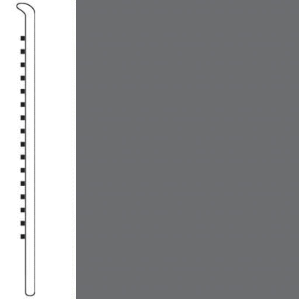 Picture of Roppe - Ready Base 4 inch 0.080 Toeless Charcoal