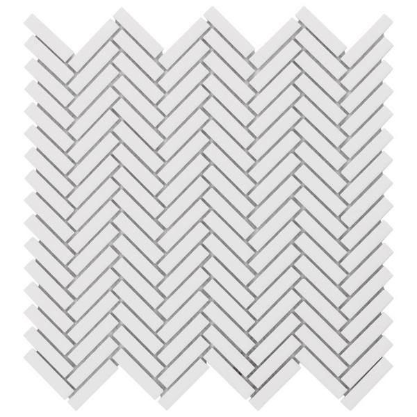 Picture of SOHO Studio Corp - Motek Herringbone Mosaic Matte White