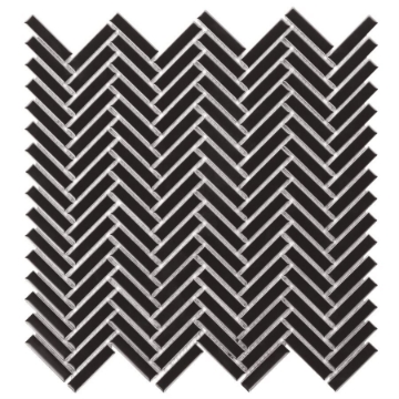 Picture of SOHO Studio Corp - Motek Herringbone Mosaic Matte Black