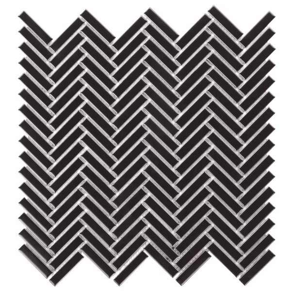 Picture of SOHO Studio Corp - Motek Herringbone Mosaic Matte Black