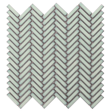 Picture of SOHO Studio Corp - Motek Herringbone Mosaic Polished Mint Green