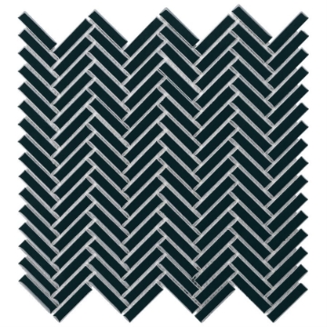 Picture of SOHO Studio Corp - Motek Herringbone Mosaic Polished Emerald Green