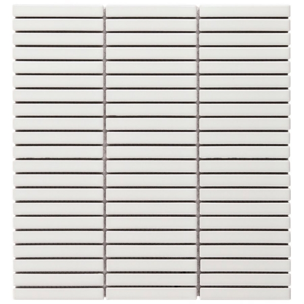 Picture of SOHO Studio Corp - Motek Tri Stacked Mosaic Polished White