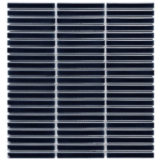 Picture of SOHO Studio Corp - Motek Tri Stacked Mosaic Polished Royal Blue Crackled