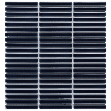 Picture of SOHO Studio Corp - Motek Tri Stacked Mosaic Polished Royal Blue Crackled