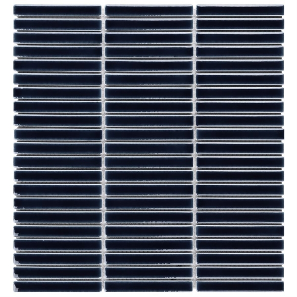 Picture of SOHO Studio Corp - Motek Tri Stacked Mosaic Polished Royal Blue Crackled