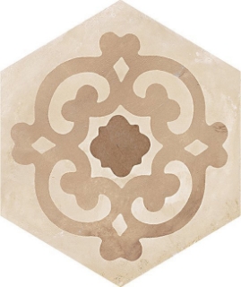 Picture of Marca Corona - Terra Hexagon Deco Fiore C