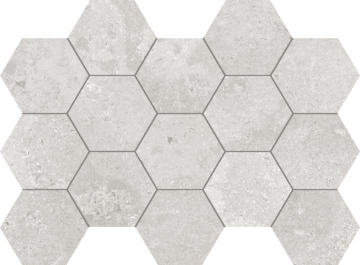 Picture of Happy Floors - Timeless Hexagon Mosaic Grey
