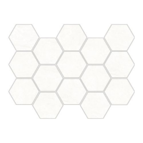 Picture of Happy Floors - Naica Hexagon Mosaic Bianco