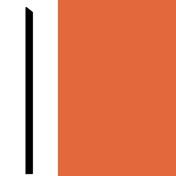 Picture of Johnsonite - Millwork Exhibit 8 Tangerine Tango