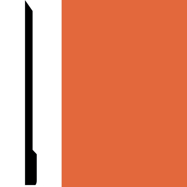 Picture of Johnsonite - Millwork Stance 4.5 Tangerine Tango