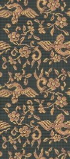 Picture of Bisazza Mosaico - Decori 10 - China Birds China Birds Brown