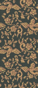 Picture of Bisazza Mosaico - Decori 10 - China Birds China Birds Brown