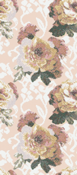 Picture of Bisazza Mosaico - Decori 10 - Fleurs Rosa