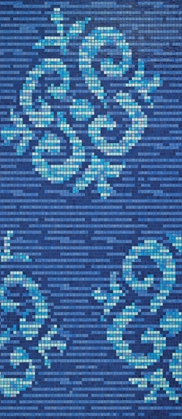 Picture of Bisazza Mosaico - Decori 20 - Ginseng Blue