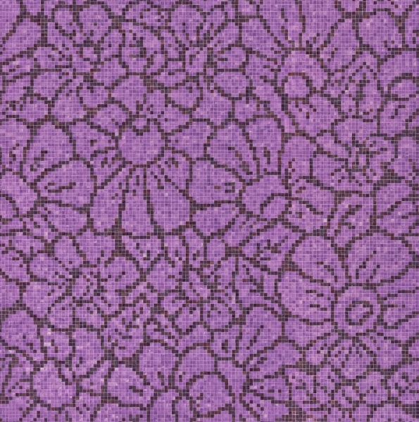 Picture of Bisazza Mosaico - Decori 10 - Graphic Flowers Purple