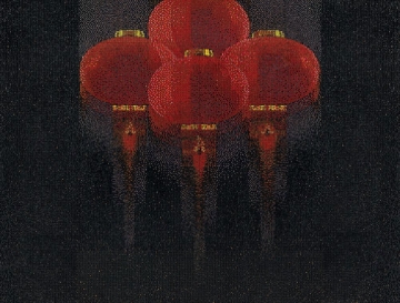 Picture of Bisazza Mosaico - Decori 10 - Lanterns Black