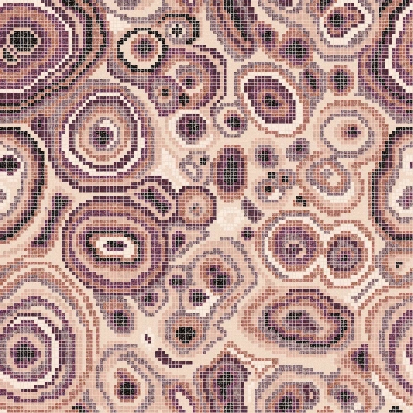 Picture of Bisazza Mosaico - Decori 10 - New Malachite Rose