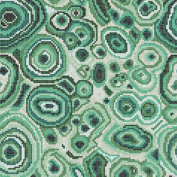 Picture of Bisazza Mosaico - Decori 10 - New Malachite Green