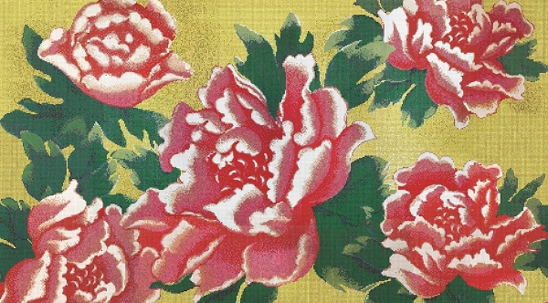 Picture of Bisazza Mosaico - Decori 10 - Peonies Oro