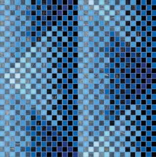 Picture of Bisazza Mosaico - Decori 20 - Pyramid Blue