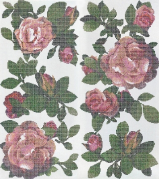 Picture of Bisazza Mosaico - Decori 10 - Springrose Bianco