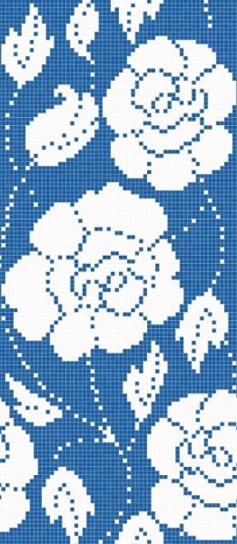 Picture of Bisazza Mosaico - Decori 20 - Zante Blu