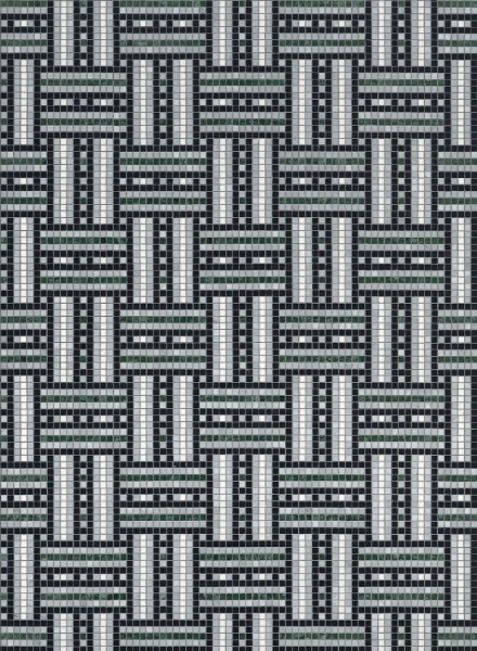 Picture of Bisazza Mosaico - Marmosaico Alma Tadema Green