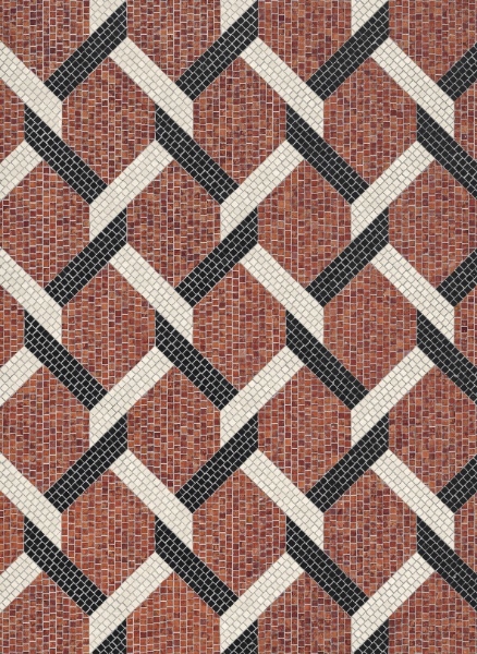 Picture of Bisazza Mosaico - Marmosaico Arianna Red