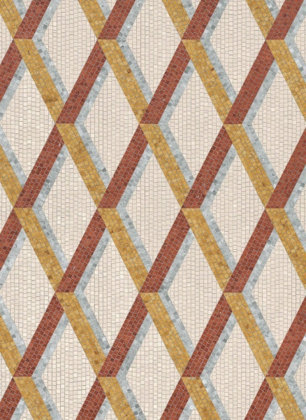 Picture of Bisazza Mosaico - Marmosaico Borgonuovo Crema