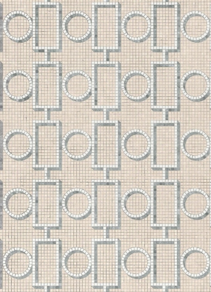 Picture of Bisazza Mosaico - Marmosaico Brera Crema
