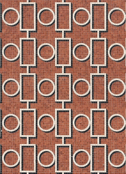 Picture of Bisazza Mosaico - Marmosaico Brera Rosso