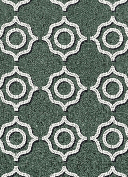 Picture of Bisazza Mosaico - Marmosaico Coronaro Verde