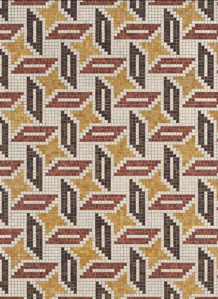 Picture of Bisazza Mosaico - Marmosaico Haddon Red