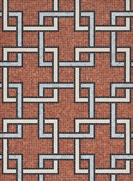 Picture of Bisazza Mosaico - Marmosaico Magenta Rosso
