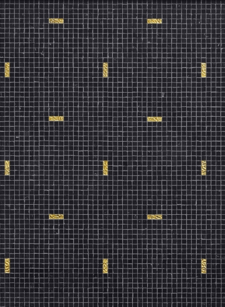 Picture of Bisazza Mosaico - Marmosaico Palestro Nero Oro Giallo