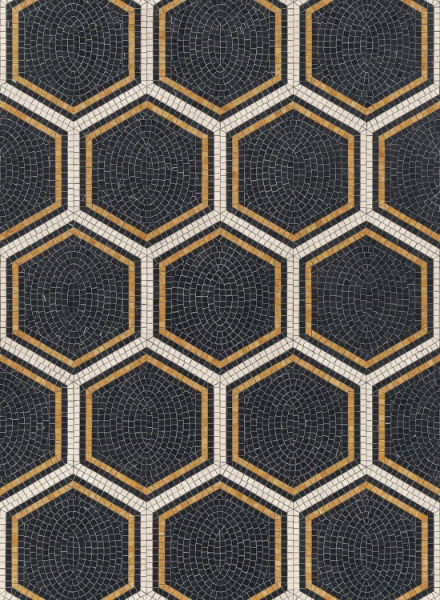 Picture of Bisazza Mosaico - Marmosaico Piazza Scala Nero