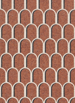 Picture of Bisazza Mosaico - Marmosaico Triennale Rosso